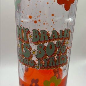 24E- Brain is song Lyrics lava lamp Tumbler